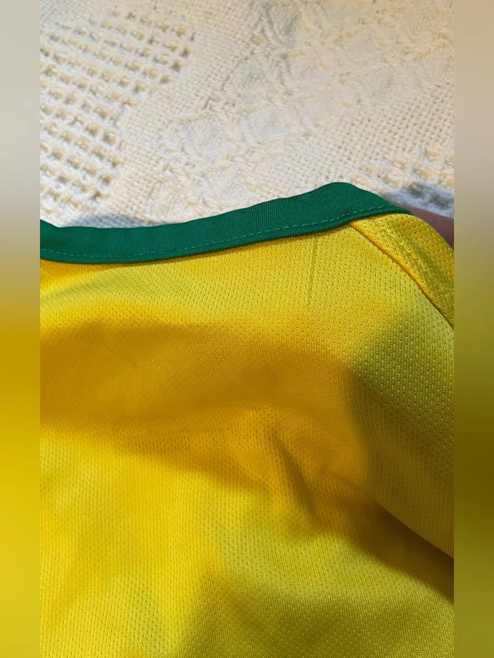Authentic Nike Brazil National Team Soccer Jersey Home | Youth Large L